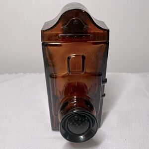 Avon Simulated Camera Amber Brown Bottle. Collectible